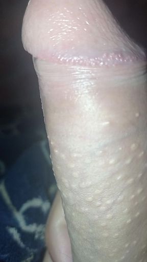 masturbating with a lot of desire and milk