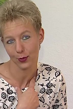 Dildo Saleswoman Masturbates with Dildos