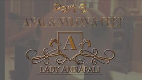 ANAL & NYLON & FEET Part 6 Total lenghts 1:05 minutes   AnalFootjob  Nylonfeet Nylonfüße Nylontoe Nylonzehen CBT  Bdsm Slave LADY AMRAPALI  Herrin Mistress Domina