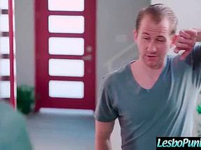 Nasty Hot Lesbos (Gabriella Paltrova & Georgia Jones) In Hard Punish Games On Cam