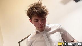 ”Petite twink Jack Davis tastes several cocks  & old”