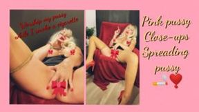 Worship my pusy while I smoke a cigarette