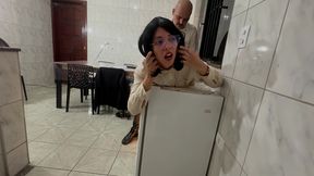 Secretary is surprised with slaps on the butt and anal penetration with creampie.