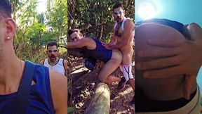 resolvi engravidar minha puta no mato