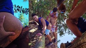 resolvi engravidar minha puta no mato