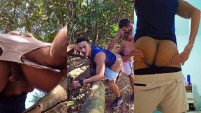 resolvi engravidar minha puta no mato