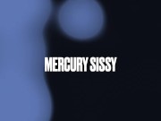 smooth blonde Sissy riding 10 inch toy in chastity - MercurySissy aka Mercury Montana XXX