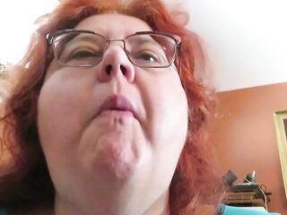 Gum chewing and blowing by Wicked Nurse Vicki