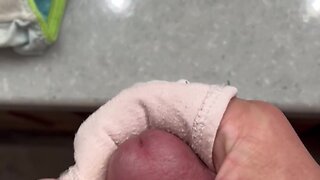 Chloes adorable bow panties get covered in cum
