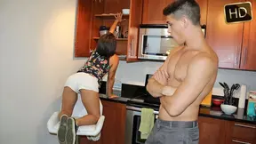 Sexy - Sexy Brunette Gets Her Hairy Pussy Smashed By Big Cock For Breakfast