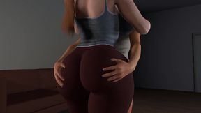 Unsatisfied Wife Takes Private Yoga Sessions for her Student