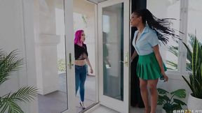 Dirty Threesome Frenzy: Kira Noir, Lily Lou, Brazzers