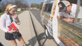 lexi belle fucks the ice cream man for a treat