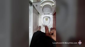 Sissy Lucy POV Piss and wanking in the bathroom