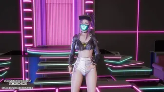 Akali HWASA NA Kpop Dance in League of Legends Animation