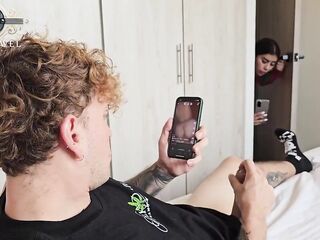 I masturbate in my ally room, we end up screwing hard!