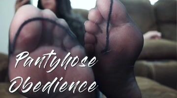 "Pantyhose Obedience" preview Reveal the full video #pantyhose #nylons #footworship