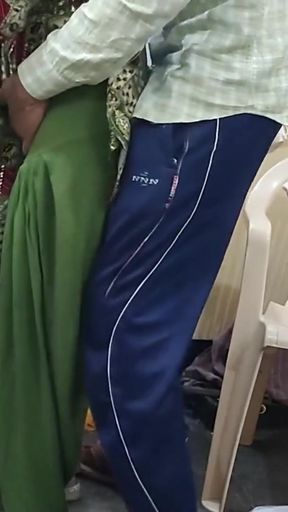 My stepmom Angry, I flirts then put finger in her ass, Stepmom fuck standing sex   Clip 3