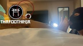 Macy's 1st Foot Worship Session with Thafootninja POV