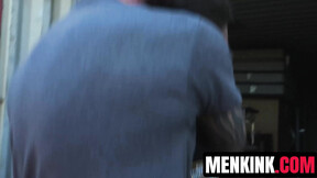 Rookie cop Harrison Todd raw banged by Cliff Jensens massive prick