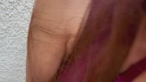 Artemisia Love showing her juicy tits outdoor….