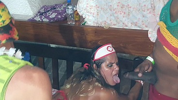 Quem falou que não ia ter carnaval em 2021 ? Carnaval clandestino da Paty bumbum e convidados . Ines Ventura - Melissa Alecxander - Fada mel - Taissa winkler - Branca de neve porn
