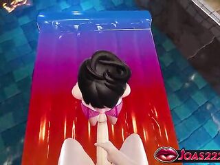 Kanya: Hawt Hotty in Swimsuit - CG Animation with Frenulum Lick Fetish, Biggest Melons Titjob & Tugjob Leading to a Joyful Face Cum