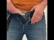 I get horny on Friday so masturbate my ass and jerk my dick on public toilets