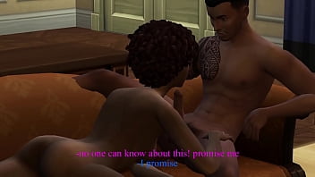 Cheating Wife Fucking Friend While Husband Is Working (Sims 4)