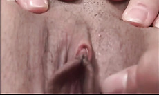 Jap girl masturbated with fingers and clit vibed in close-up