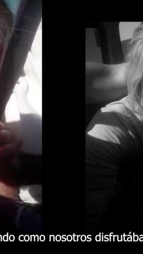 Epic moment from &quot;HOTWIFE.COMPILATION MILF HUMILIATES HER CUCKOLD HUSBAND WHILE SUCKING ANOTHER DICK&quot;