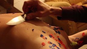 ts amy shibari bondage with waxplay