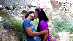 Hot and steamy German couple gets naughty in the great outdoors