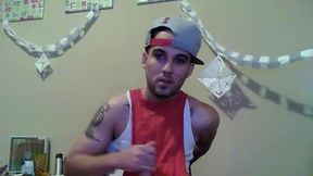 Lean Body Model Jerks a Big Dick