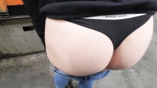 sexy with Cutie natural booty at work give it up to coworker and fucks