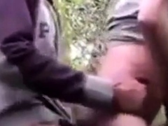 Baise en exterieur