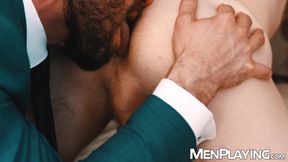 Coworkers Edward Terrant and James Fox relentlessly bareback