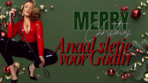 Anaal kerst-sletje voor Godin