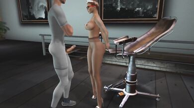 Nurse, Gyno Chair, Dildo Machine