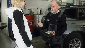 Frances prefers parking lot to hotel room when fucking old goes Legal-age guy