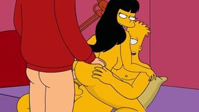 Lustfield Hentai Sex Game Parody Sex Scenes Gameplay Part 2 [18+] - Marge Simpson