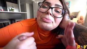 chubby velma cosplay with cutie fitsid