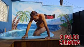 Aidocarmona Enjoying a Pool Wanting to Fuck an Ass