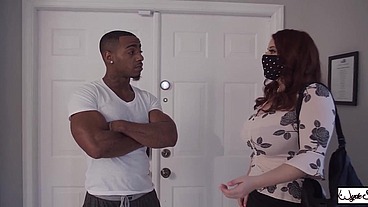 Curvy BBW Maggie Green Gets Her White Pussy Dicked By BBC Stud Maze!