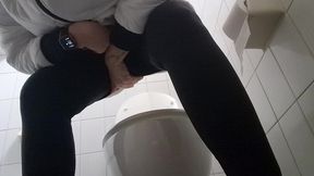 farting and pee in the public bathroom all to be enjoyed 4k