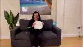 Effy Storm flashes her knickers • Then puts on a nappy! | (August 2022)