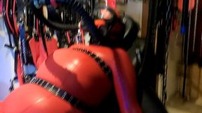 Rubber Shared Breathing Bondage