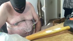Alligator Clips & Pinned Balls: Intense CBT Show Ends in Hot Anal Release