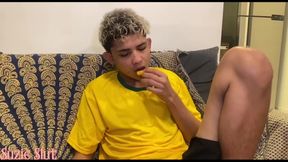Naughty Stepmom Fucks Her Stepbrother's Friend During World Cup Game