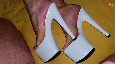Stepson owns a stepmother in high heels